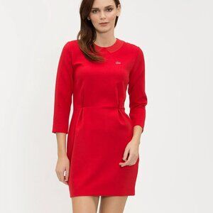 Lacoste Live Long Sleeve Dress - size xs